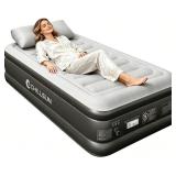 CHILLSUN TWIN AIR MATTRESS WITH BUILT-IN PUMP, BLO