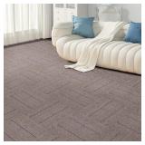 16-PACK 20"X20" CARPET TILES, NON-ADHESIVE SOFT PA