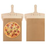 2 PACK PREMIUM SLIDING PIZZA PEEL, NON-STICK PIZZA