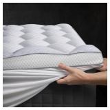 3 INCH ULTRA-FLUFFY MEMORY FOAM MATTRESS TOPPER TW