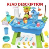 WATER TABLE FOR TODDLERS 1-3 WITH ELECTRIC WATER P