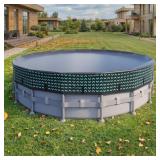 POOLHACKER 18 FT ROUND POOL COVER 420D SWIMMING PO