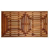 $130 NORDIC STYLE TEAK SHOWER, BATH AND SPA MAT |