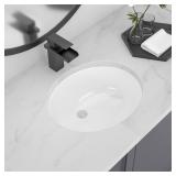 UNDERMOUNT BATHROOM SINK, 18