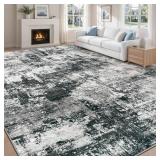 MXSANYOO 8X10 AREA RUGS WASHABLE RUG: ABSTRACT NEU