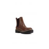 SZ 7W SODA PLATFORM WINTER BOOTS BROWN AND BLACK