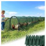 $140 CHICKEN RUNS FOR YARD,79" & 157" EXTRA LONG F