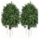 BOXWOOD TOPIARY BUSH ? ARTIFICIAL SHRUBS FOR OUTDO