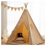 RONGFA TEEPEE FOR KIDS TENT INDOOR WITH FLOOR MAT,