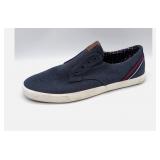 SZ 11M BEN SHERMAN SHOES MENS BLUE LACELESS SNEAKE