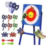AXE THROWING GAME FOR BACKYARD WITH BRISTLE TARGET