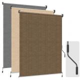 HOMEDEMO OUTDOOR ROLLER SHADES FOR PATIO, 4