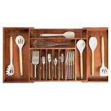 KITCHENEDGE SILVERWARE & UTENSIL DRAWER ORGANIZER,