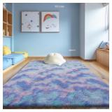 6X9 FLUFFY AREA RUG FOR LIVING ROOM,SHAG RUGS FOR
