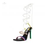 SZ 7 WSTEVE MADDEN UNIQUE MULTI STRAPPY TIE UP STI