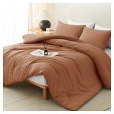 COZYLUX QUEEN COMFORTER SET, 3 PIECES DOWN ALTERNA