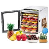 $123 FOOD-DEHYDRATOR MACHINE 8 TRAYS 500W STAINLES