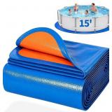 15FT ROUND POOL LINER PAD FOR ABOVE GROUND POOLS,