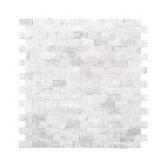 CARRARA WHITE 10.63 IN. X 11.22 IN. NATURAL MARBLE