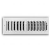 14 IN. X 4 IN. 2-WAY STEEL WALL/CEILING REGISTER I