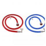 4 FT. RED/BLUE REINFORCED PVC WASHING MACHINE CONN