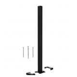 36 IN. H X 4 IN. W MATTE BLACK ALUMINUM DECK RAILI