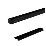 PEAK ALUMINUM RAILING 6 FT. BLACK ALUMINUM DECK RA
