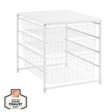 17.69 IN. H X 21.44 IN. W WHITE STEEL 3-DRAWER CLO