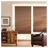 MOCHA 9/16 IN. CORDLESS BLACKOUT FABRIC CELLULAR S