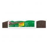 ROMAN STONE 4 FT. EARTH RUBBER GARDEN EDGING