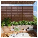 $171 72 IN. GALVANIZED METAL OUTDOOR PRIVACY SCREE