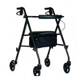 FREEDOM ULTRA-LIGHT FOLDING 4-WHEEL ROLLATOR IN BL