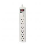 COMMERCIAL ELECTRIC 8 FT. 6-OUTLET SURGE PROTECTOR