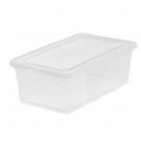 6 QT. STORAGE BOX, CLEAR