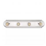 HAMPTON BAY 24 IN. 4-LIGHT CHROME VANITY LIGHT
