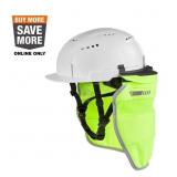 1 LOT OF 3-BOLT YELLOW HIGH VISIBILITY MESH SUNSHA