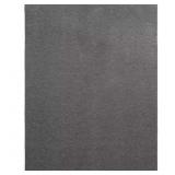 HEAVY TRAFFIC GRAY SOLID COLOR 6 FT. X 8 FT. CARPE