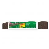 ROMAN STONE 4 FT. EARTH RUBBER GARDEN EDGING