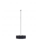 $150 60 LBS. 60 IN. WHITE PORTABLE POST RUBBER BAS