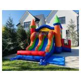 2CASTLE COMBO INFLATABLE W/ BLOWER