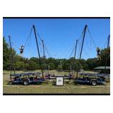 COMMERCIAL 4-STATION BUNGEE TRAMPOLINE / AMUSEMENT