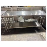 72" STAINLESS STEEL PREP TABLE