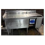 70" POWER SOAK COMMERCIAL SINK