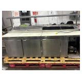 96-INCH COMMERCIAL REFRIGERATED PREP TABLE