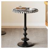 $135 CHRISTOPHER KNIGHT HOMEï¿½ - ROUND END TABLE WI