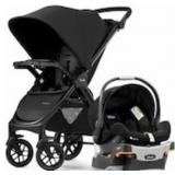 $450 CHICCO BRAVO 3-IN-1 QUICK-FOLD TRIO TRAVEL SY