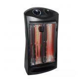LIVING ZONE 1500-WATT BLACK ELECTRIC TOWER QUARTZ