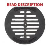 12 IN. NYLOPLAST DUCTILE IRON DROP IN GRATE
