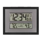 LA CROSSE TECHNOLOGY ATOMIC DIGITAL CLOCK WITH TEM