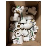 1 LOT OF ASSORTED AMOUNT OF ASSORTED PVC PARTS